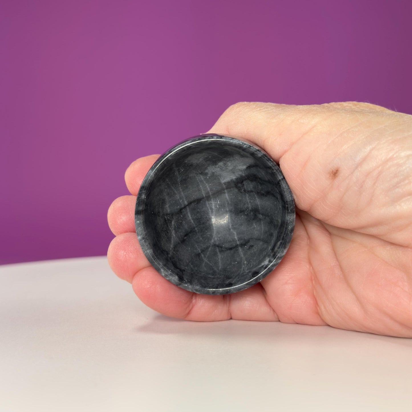 Black Zebra Offering Bowl, Small Bowl