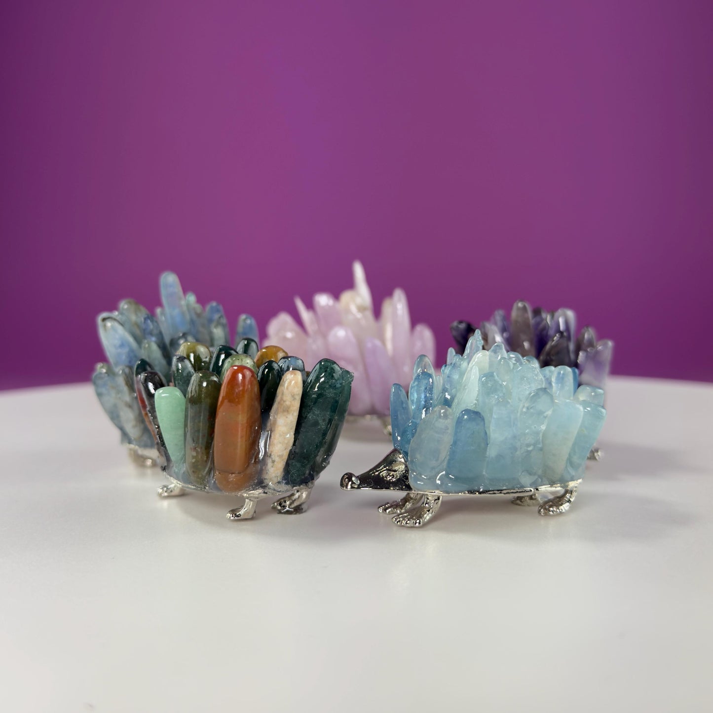 Hedgehog Carvings in Choice of Stone