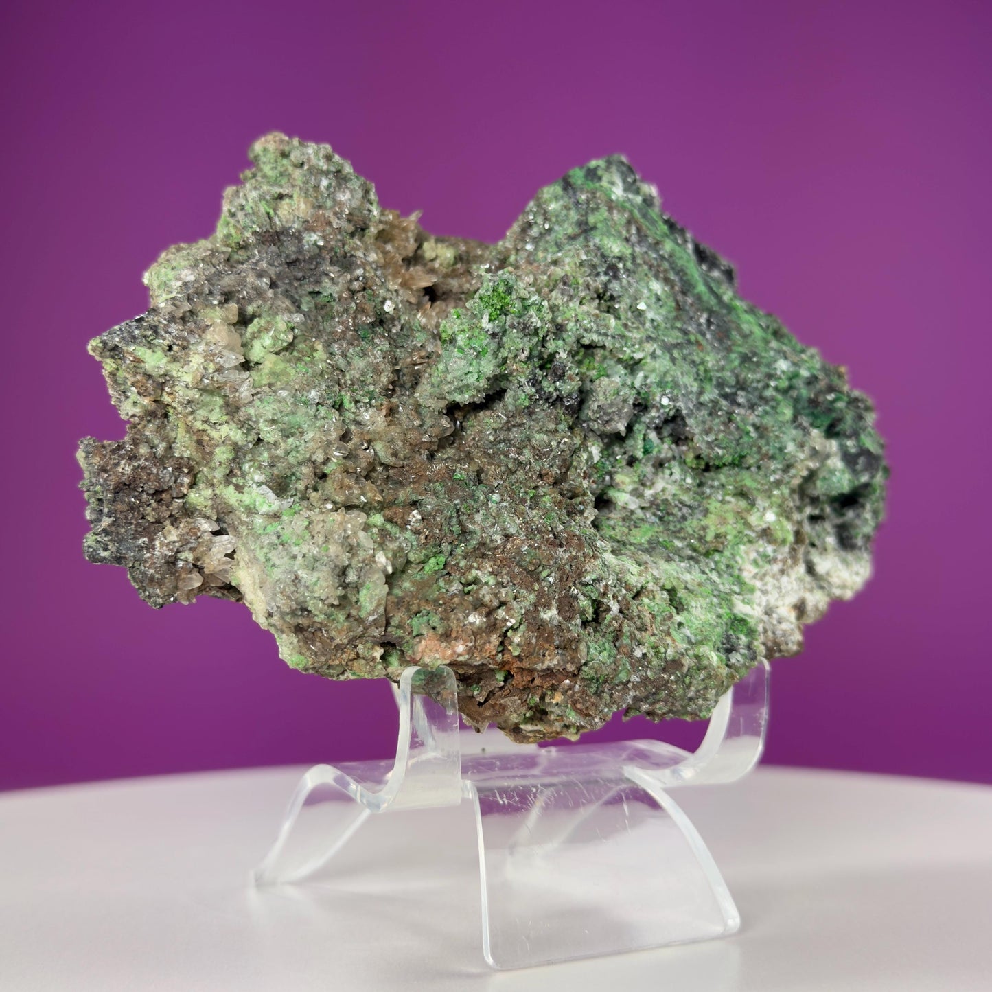 Conichalcite Specimen (Mexico) (Includes Stand)