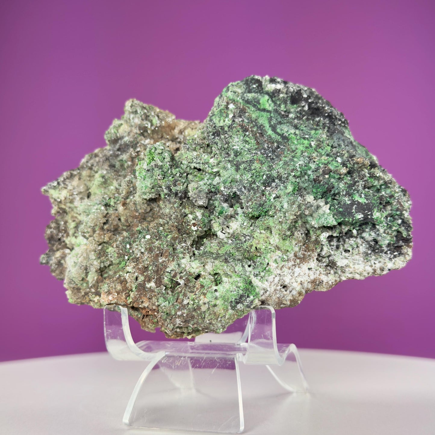 Conichalcite Specimen (Mexico) (Includes Stand)