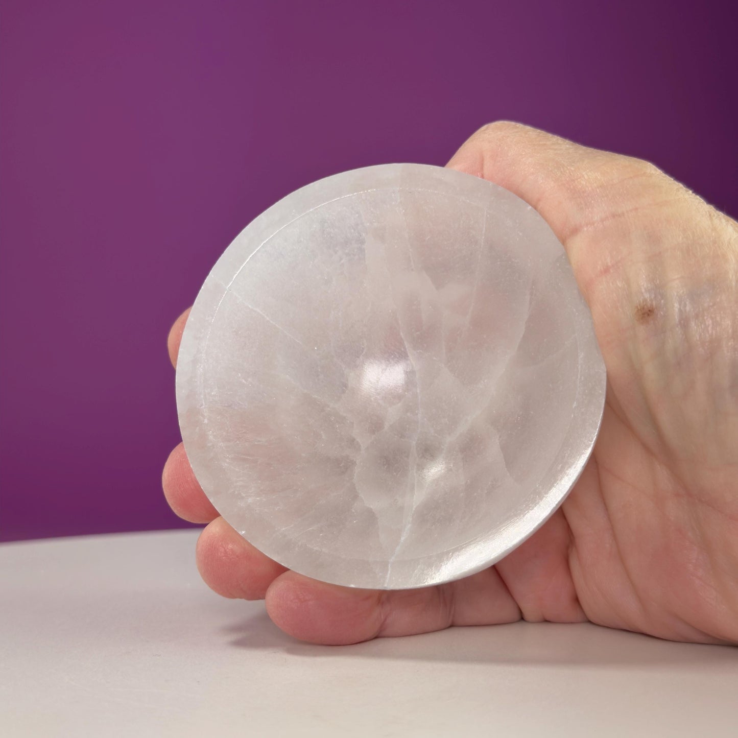 Selenite Offering Bowl-Two Sizes