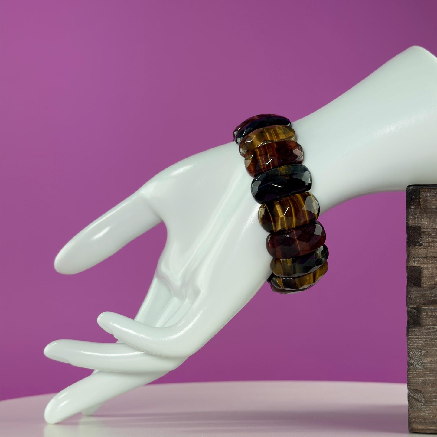 Colorful Tiger Eye Bangle