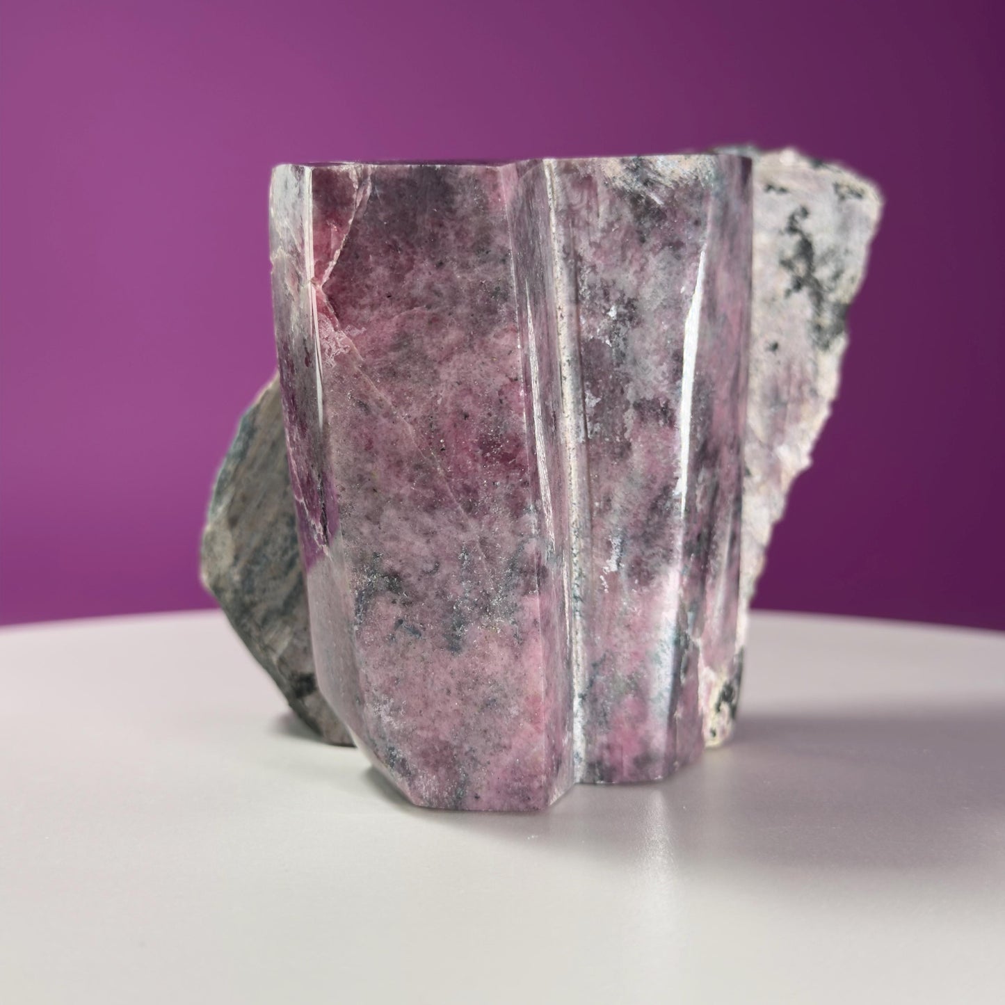 Rhodonite Beryl Specimen (Brazil), Double Beryl