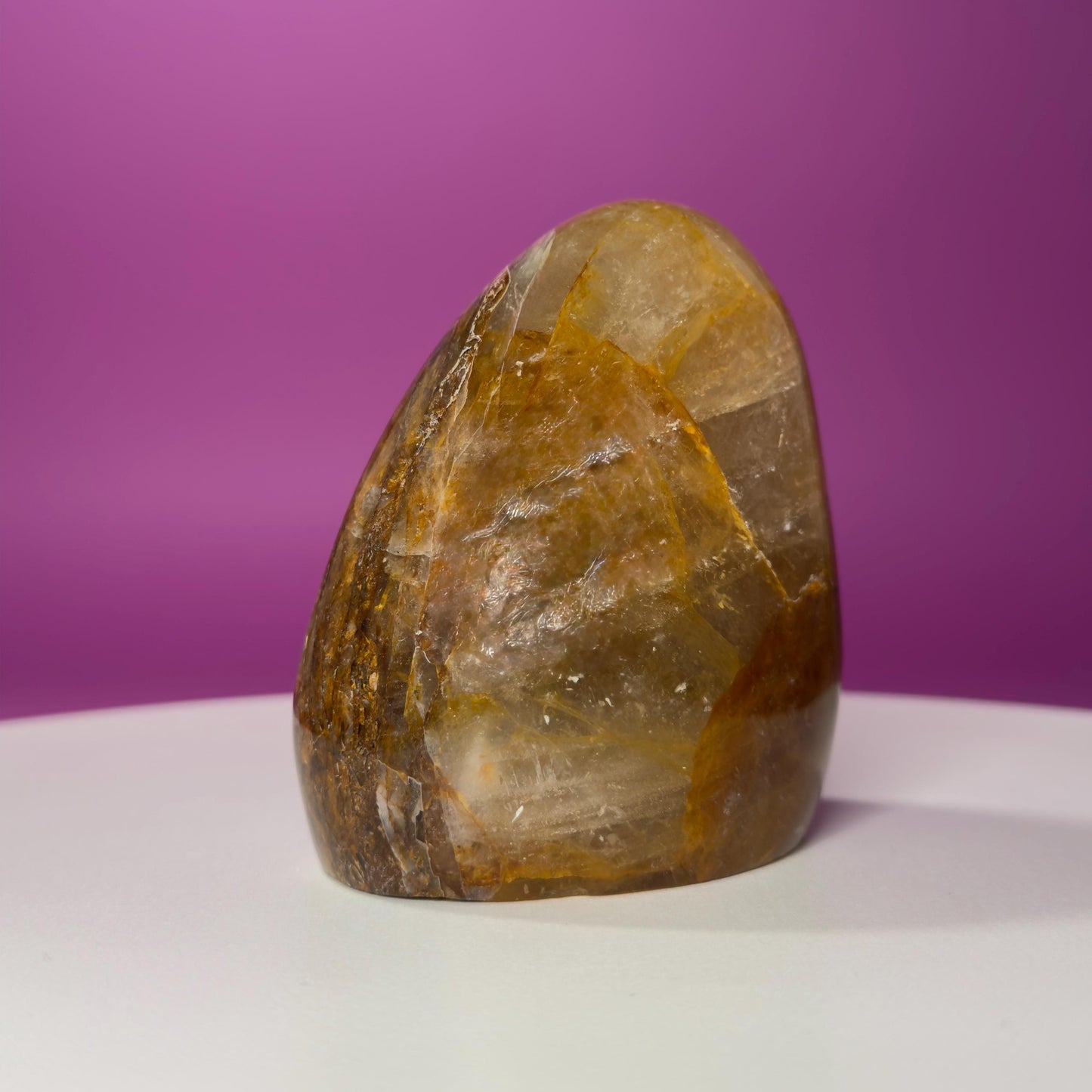 Golden Healer Quartz Free Form – 579g | Polished Statement Crystal