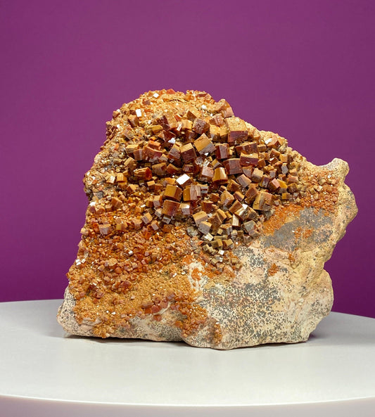 Vanadinite Cluster Stone, Large 3.5 Pound Vanadinite