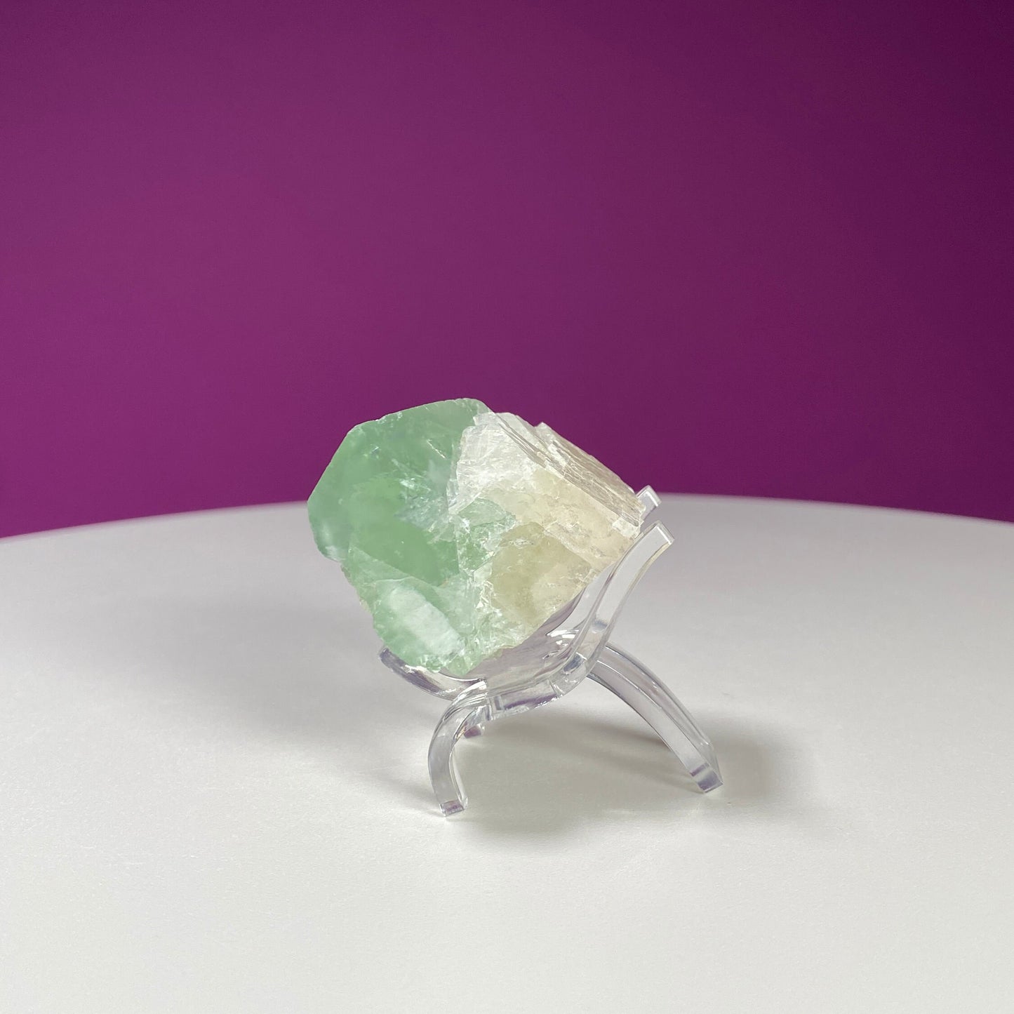 Green Fluorite Specimen (Includes Acrylic Stand)