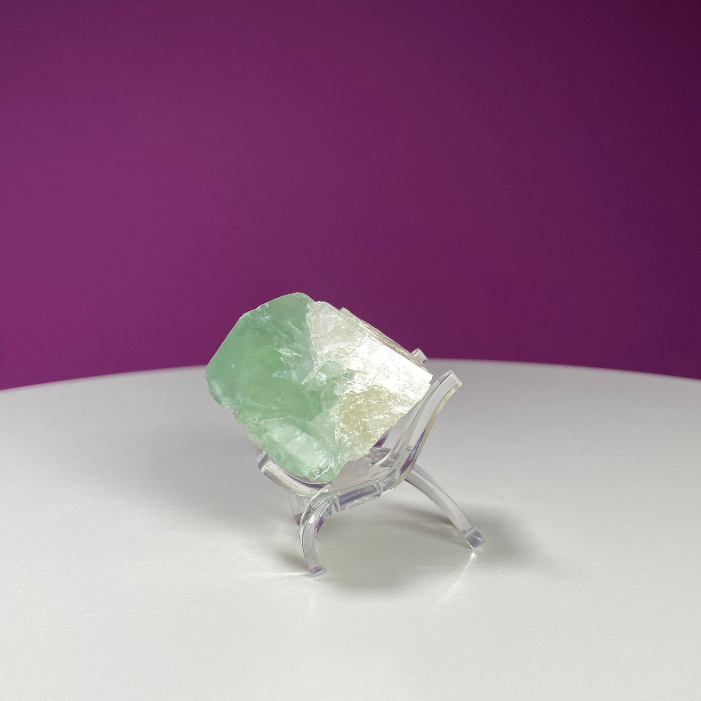 Green Fluorite Specimen (Includes Acrylic Stand)