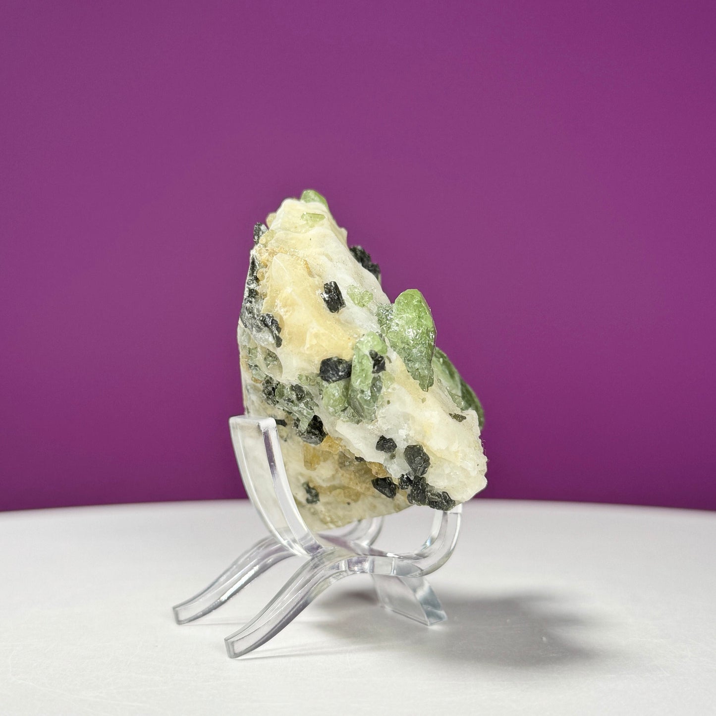 Diopside Specimen (Includes Acrylic Stand)