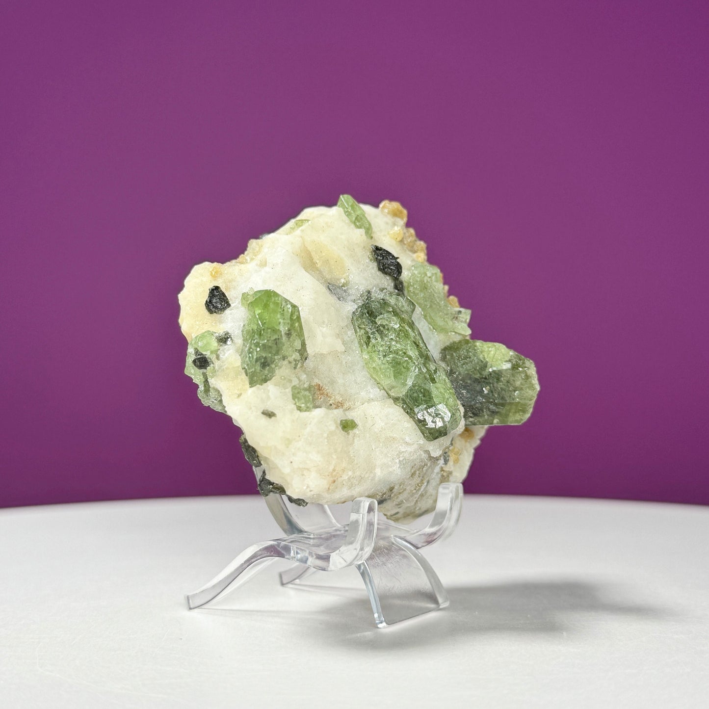 Diopside Specimen (Includes Acrylic Stand)