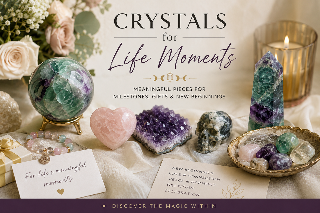 Crystals for Life Moments: Meaningful Pieces for Milestones, Gifts &amp; New Beginnings