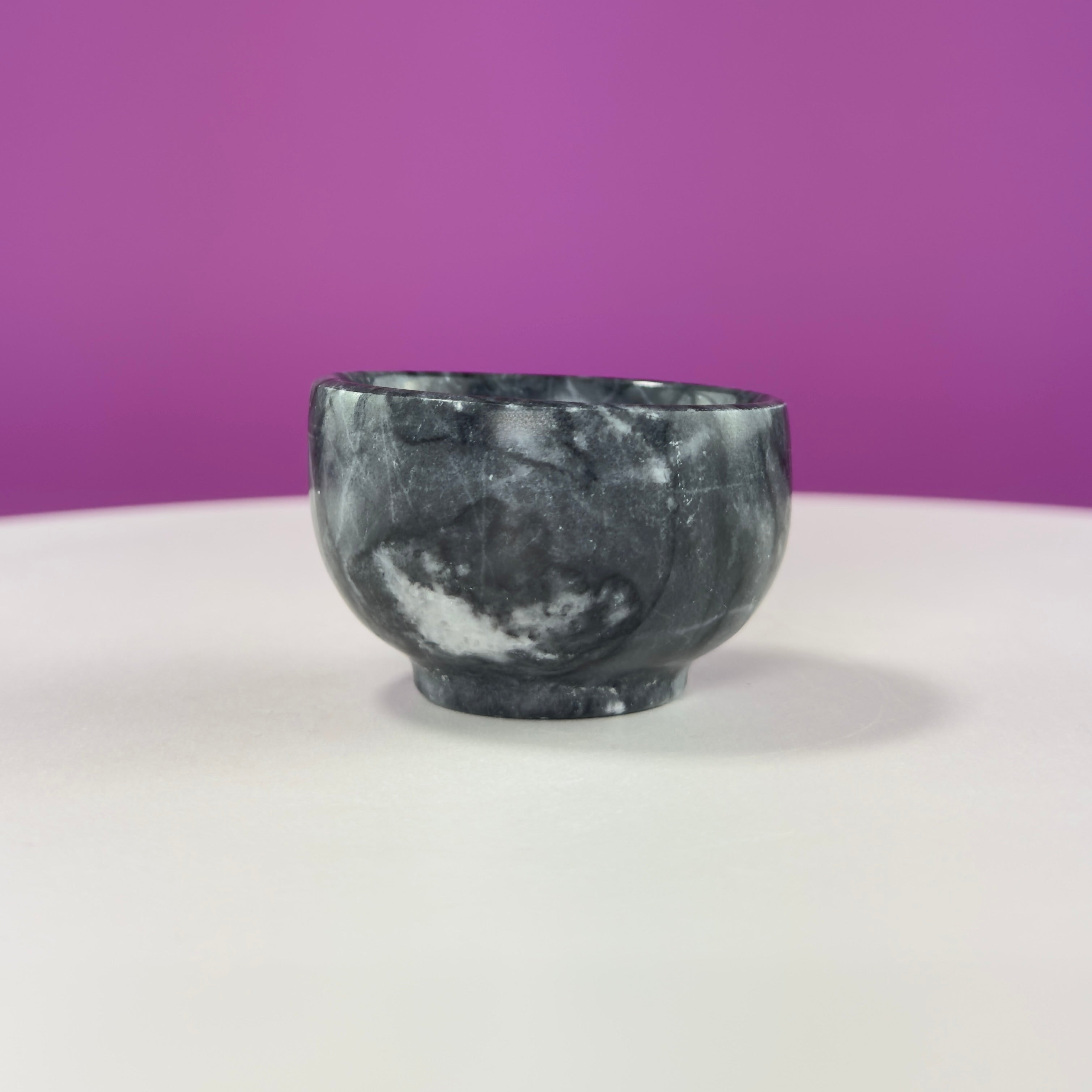 Black Zebra Stone Mini Offering Bowl for Crystals & Jewelry