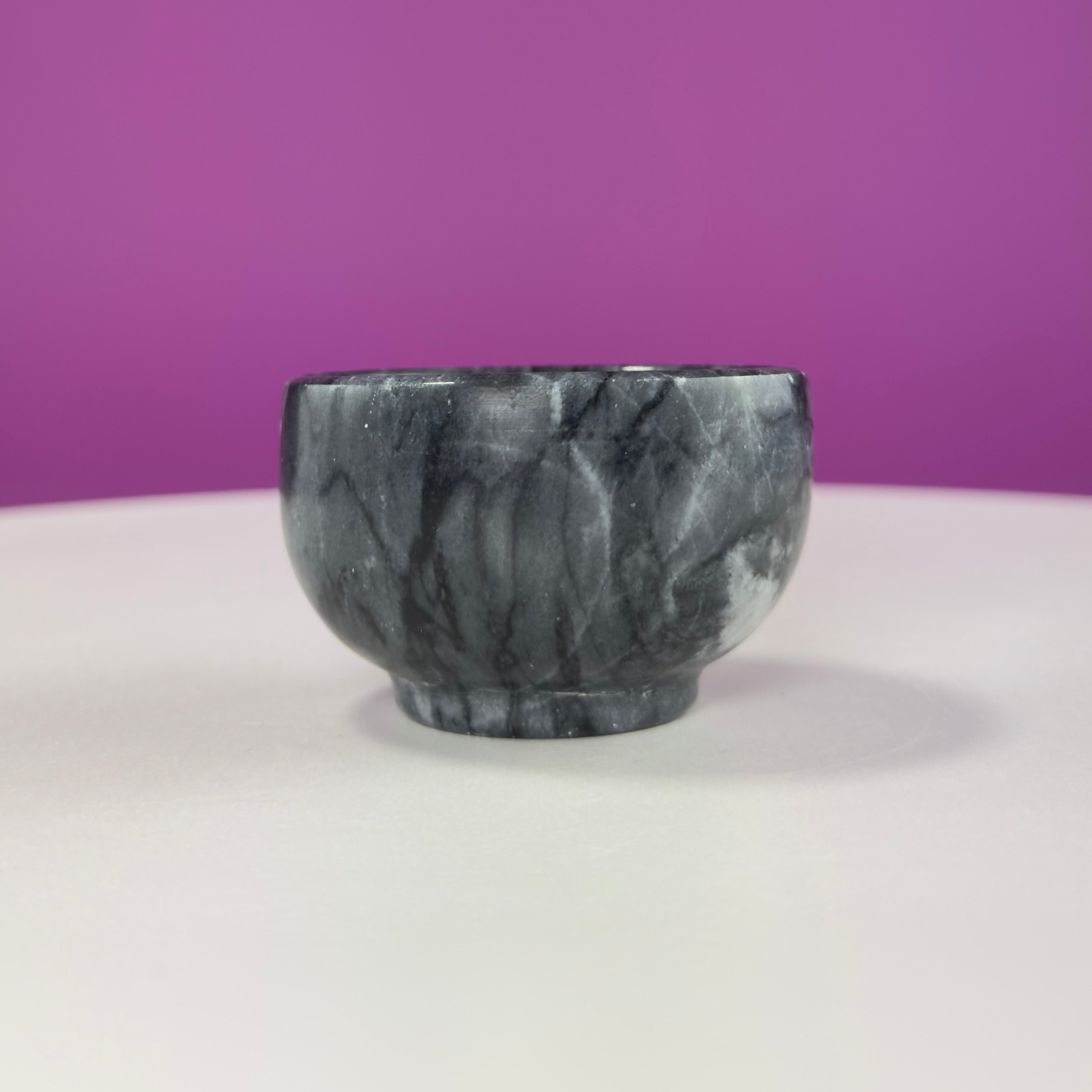Black Zebra Stone Mini Offering Bowl for Crystals & Jewelry