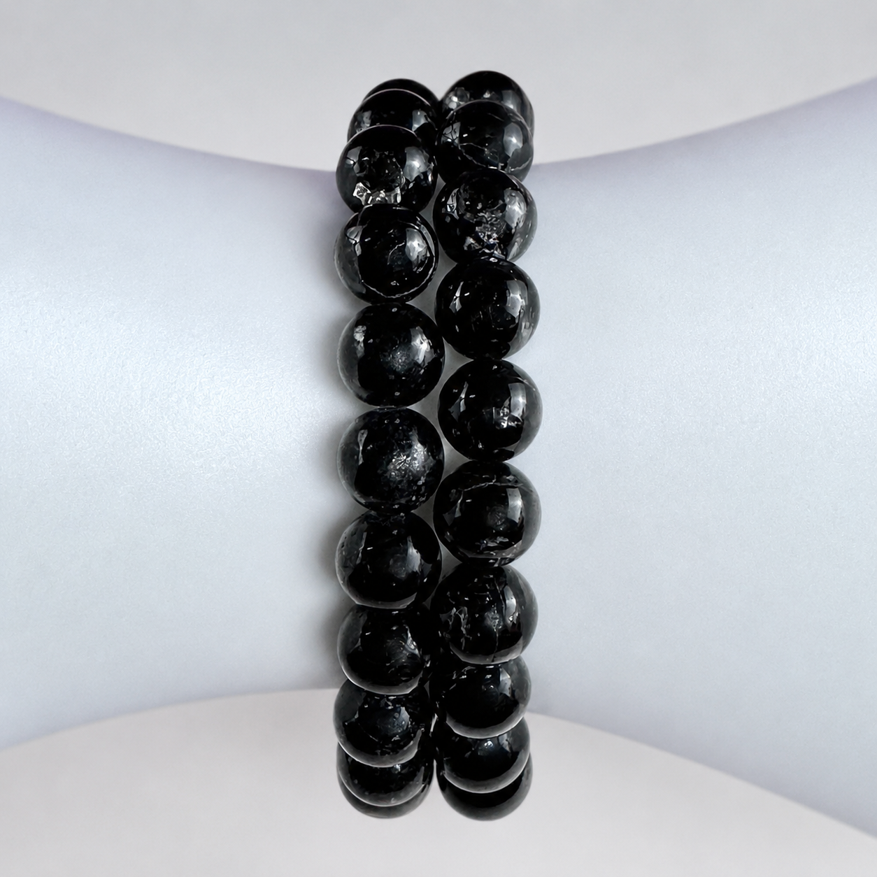 Black Tourmaline 8mm Bracelet | Grounding Crystal Jewelry