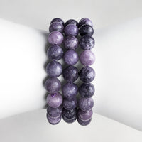 Lepidolite Bracelet 8mm | Natural Purple Crystal Bracelet | 6.5 Inch Wrist