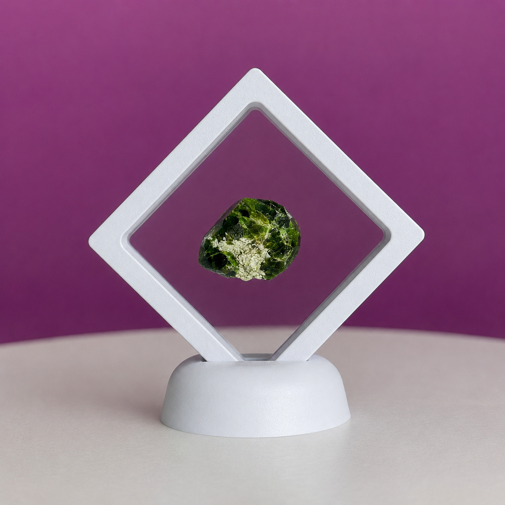 Chromium Garnet Specimen (Pakistan) | Collector Mineral with Display Box