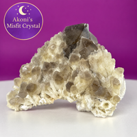 Pineapple Quartz Cluster – Smoky Quartz Misfit Crystal