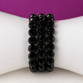 Black Obsidian Bracelet 10mm Beads – Protection & Grounding Crystal Jewelry