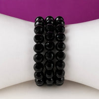 Black Obsidian Bracelet 10mm Beads – Protection & Grounding Crystal Jewelry