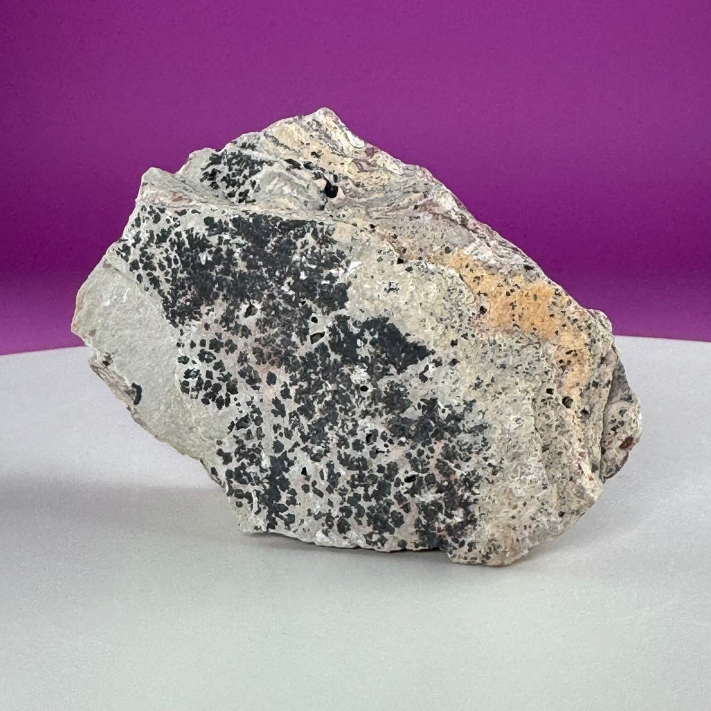 Cobalt Calcite with Malachite Specimen – Natural Pink Druzy Crystal Cluster