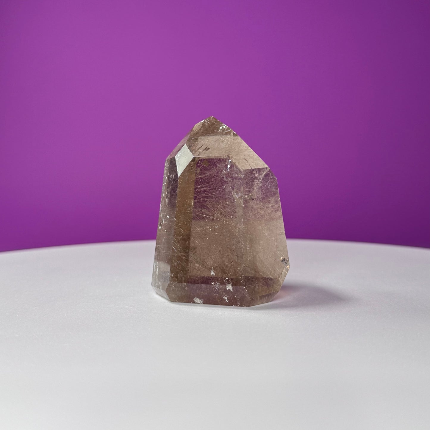 Gold Rutile Quartz Point (Brazil)