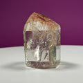Red Rutile Quartz Point from Brazil with Natural Inclusions