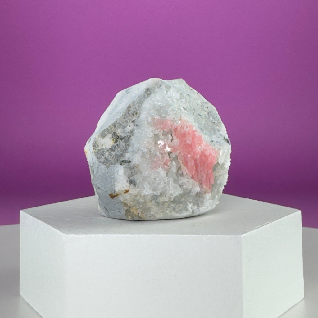 Rhodochrosite Specimen – Wutong Mine China – Self-Standing Crystal