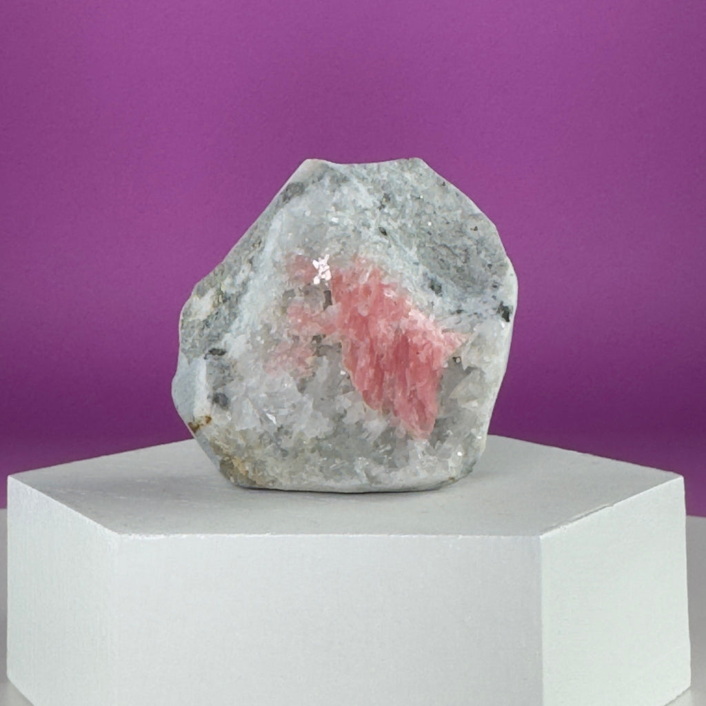 Rhodochrosite Specimen – Wutong Mine China – Self-Standing Crystal