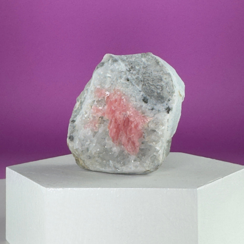 Rhodochrosite Specimen – Wutong Mine China – Self-Standing Crystal