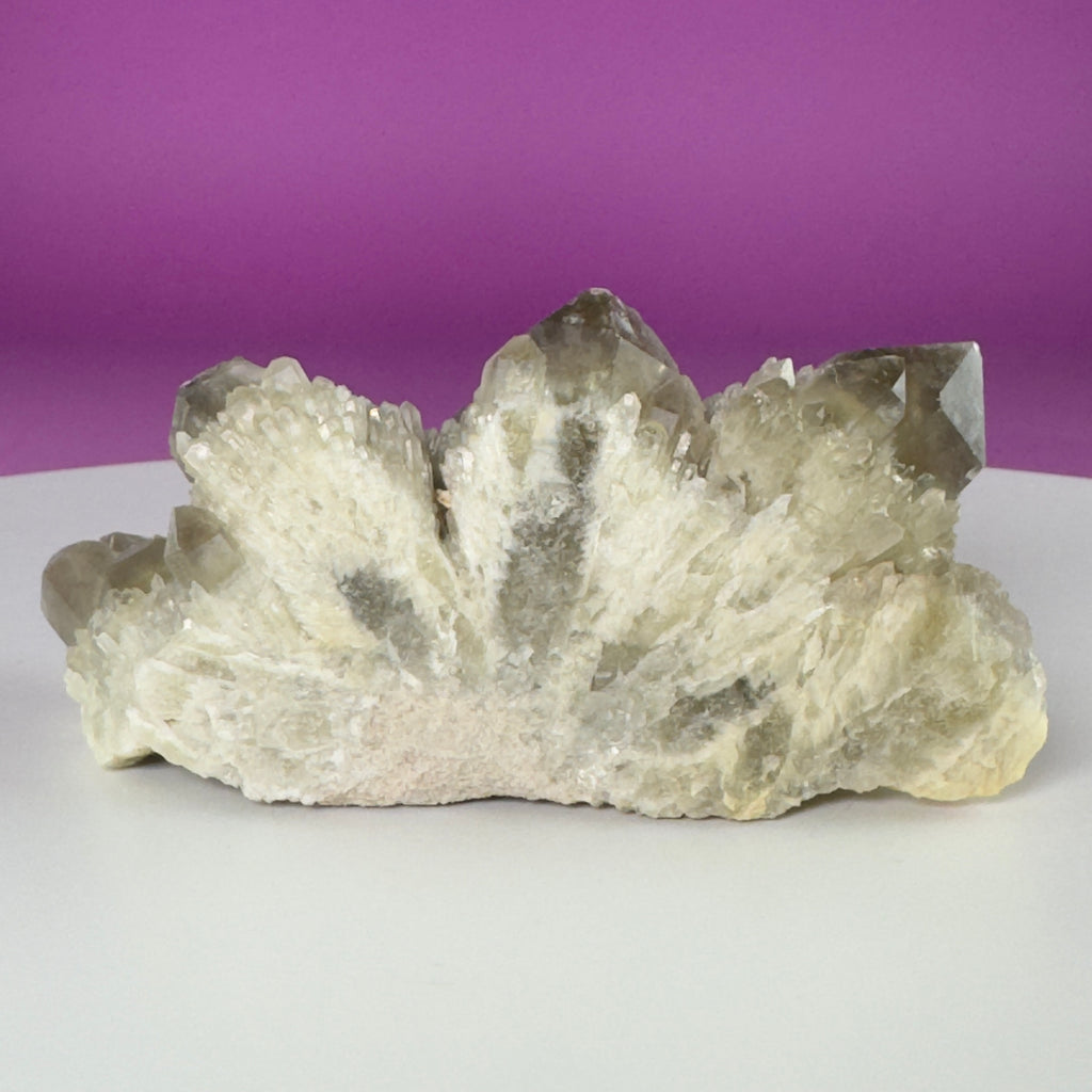 Pineapple Quartz Cluster – Natural Smoky Quartz Specimen