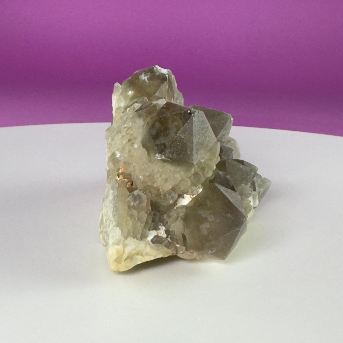 Pineapple Quartz Cluster – Natural Smoky Quartz Specimen