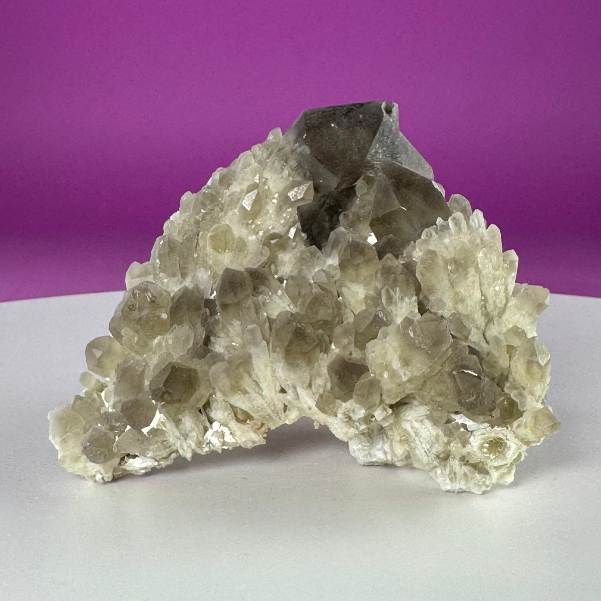 Pineapple Quartz Cluster – Smoky Quartz Misfit Crystal