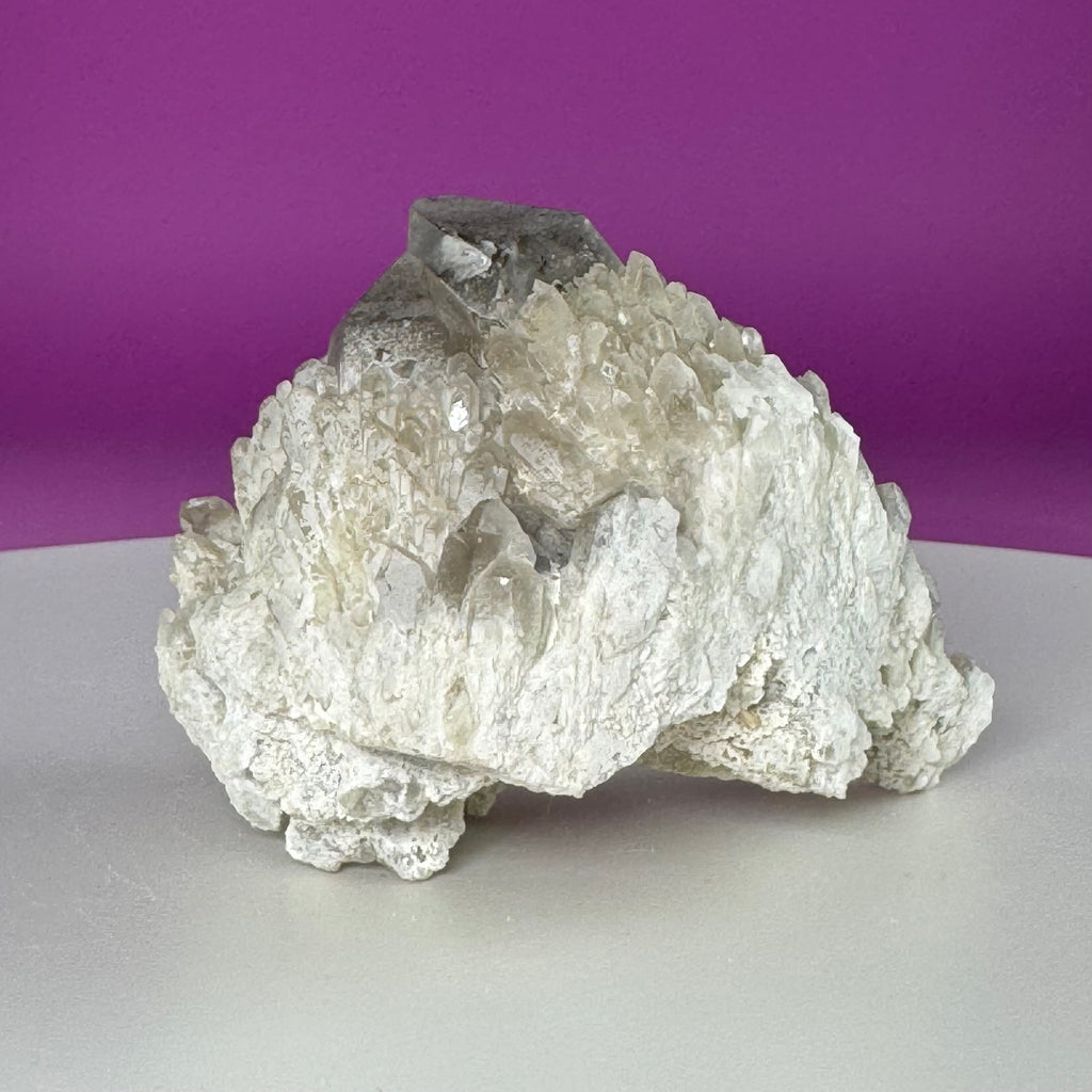 Pineapple Quartz Cluster – Smoky Quartz Misfit Crystal