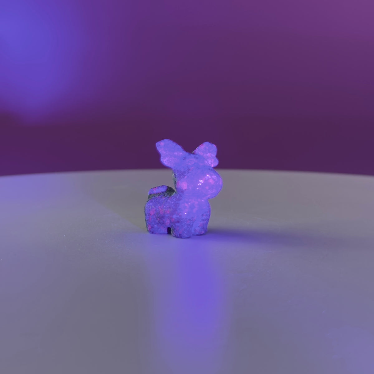 Mini Crystal Reindeer Carving – Choice of Stone