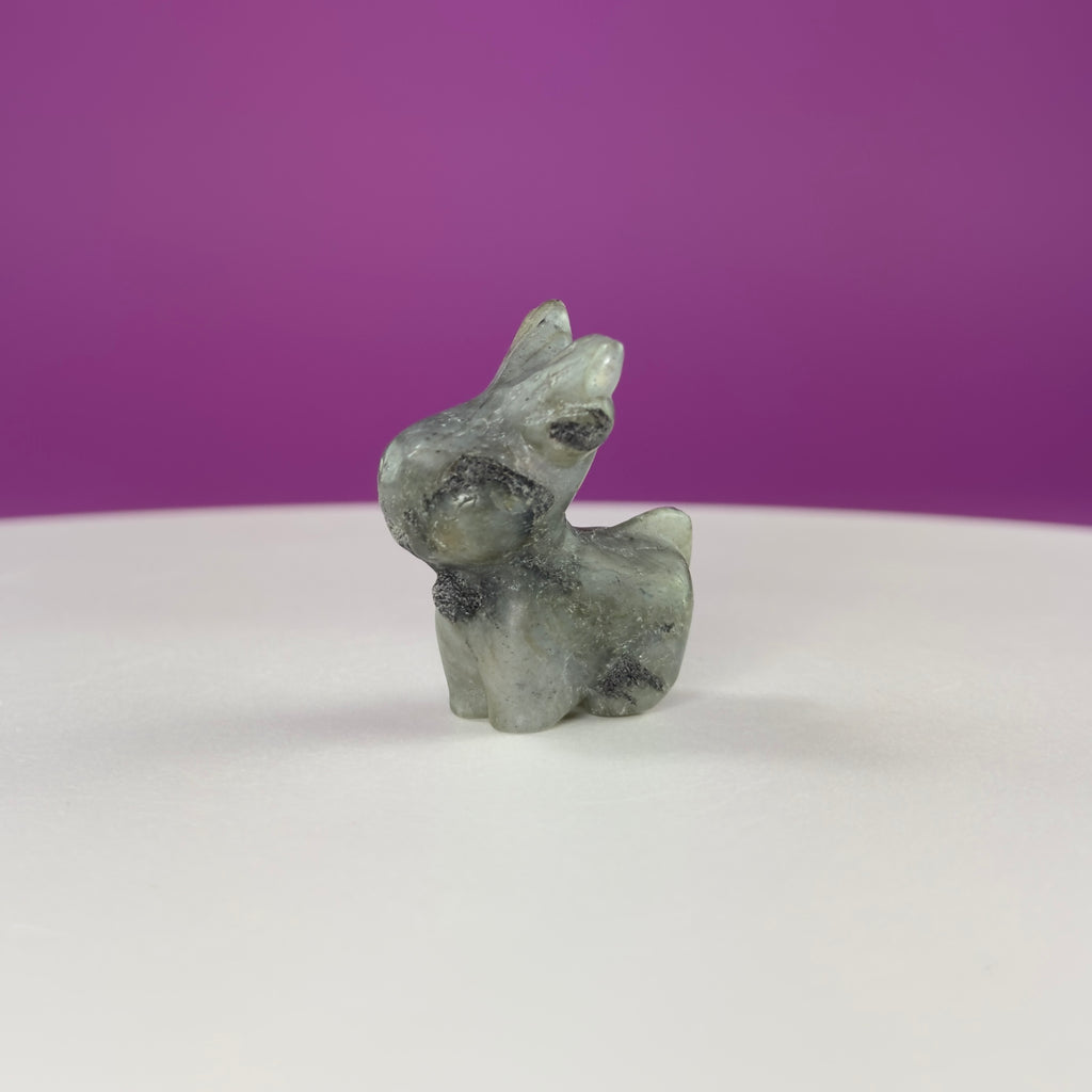 Mini Crystal Reindeer Carvings – Choice of Stone