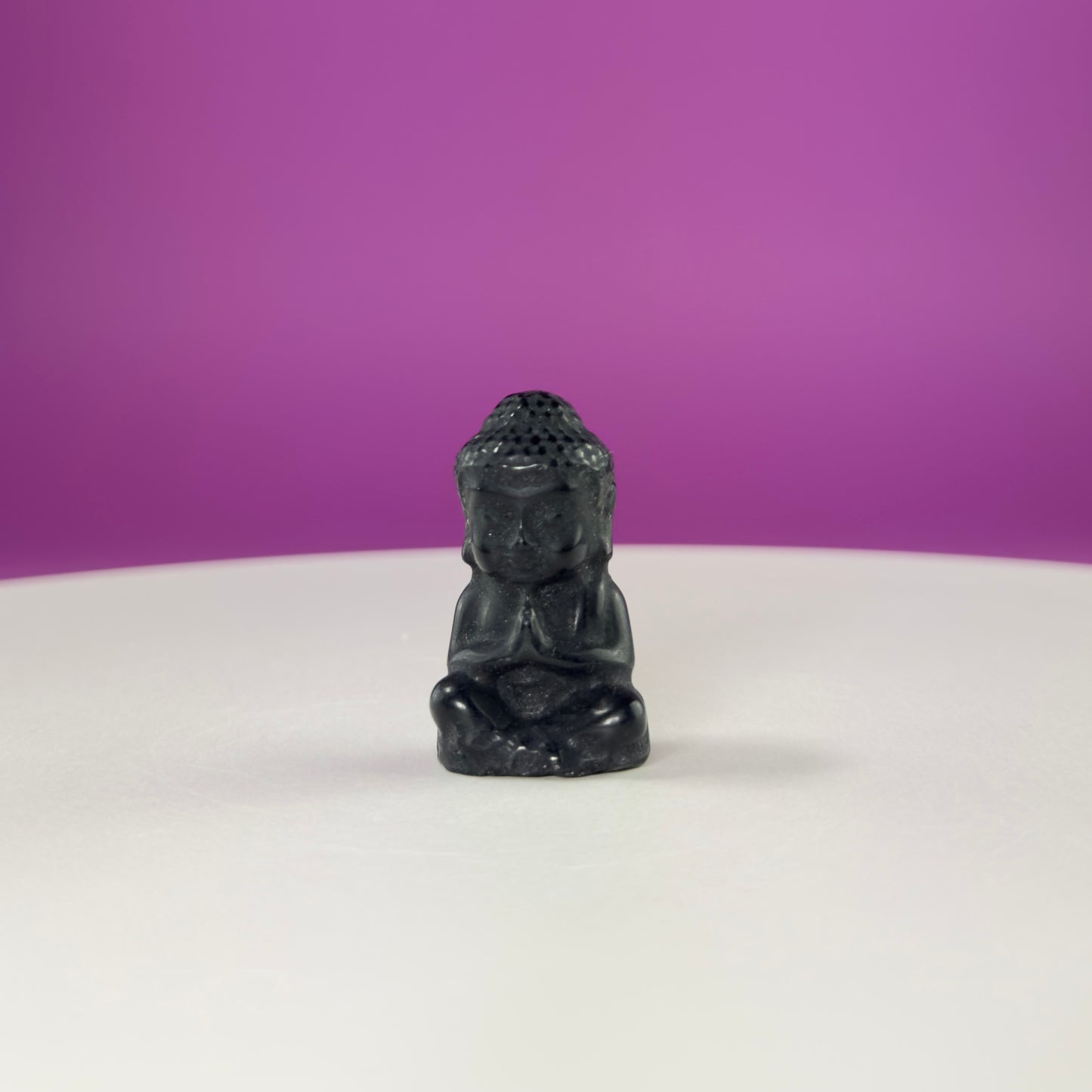 Crystal Baby Buddha Carving: Pocket-Sized Meditation Stone