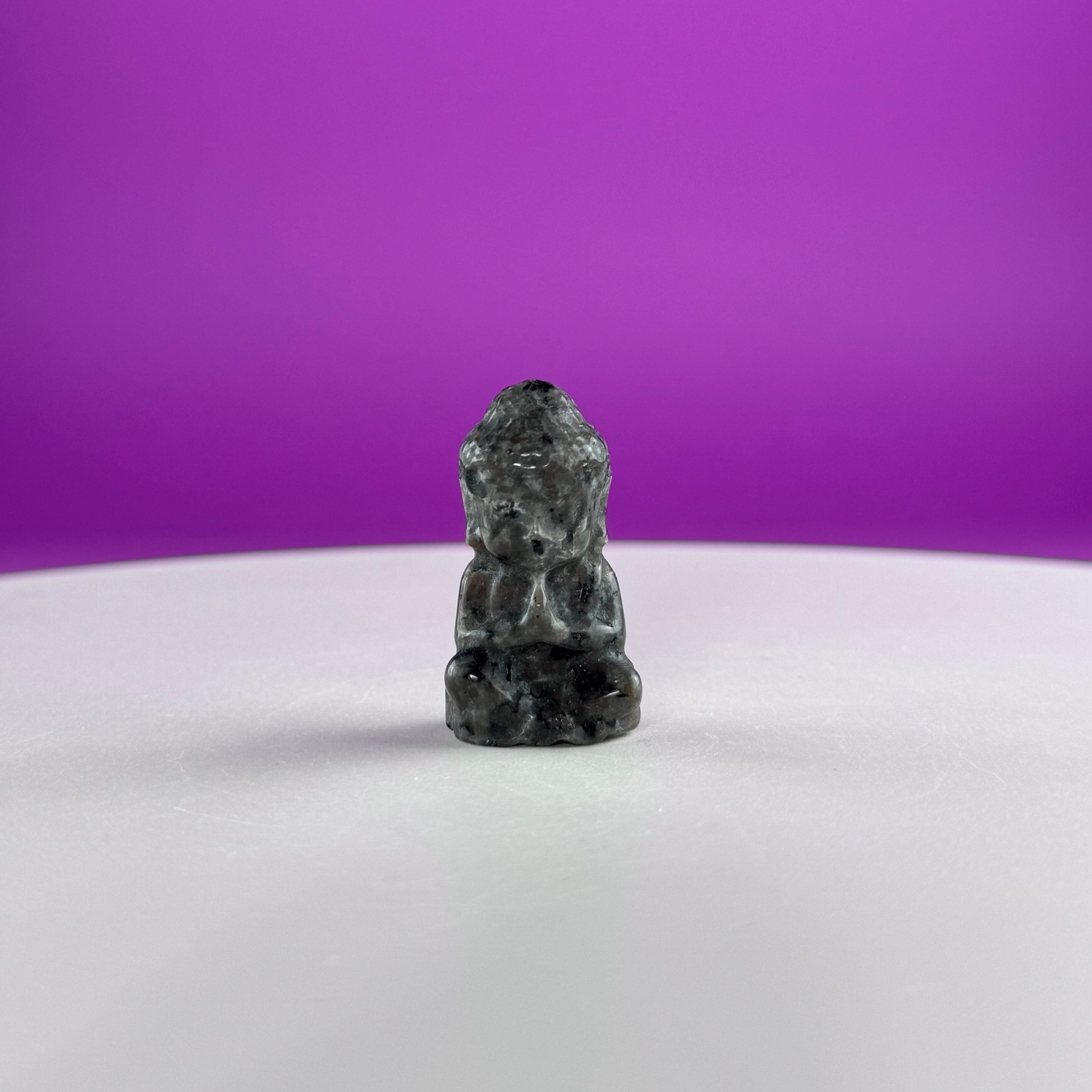 Crystal Baby Buddha Carving: Pocket-Sized Meditation Stone