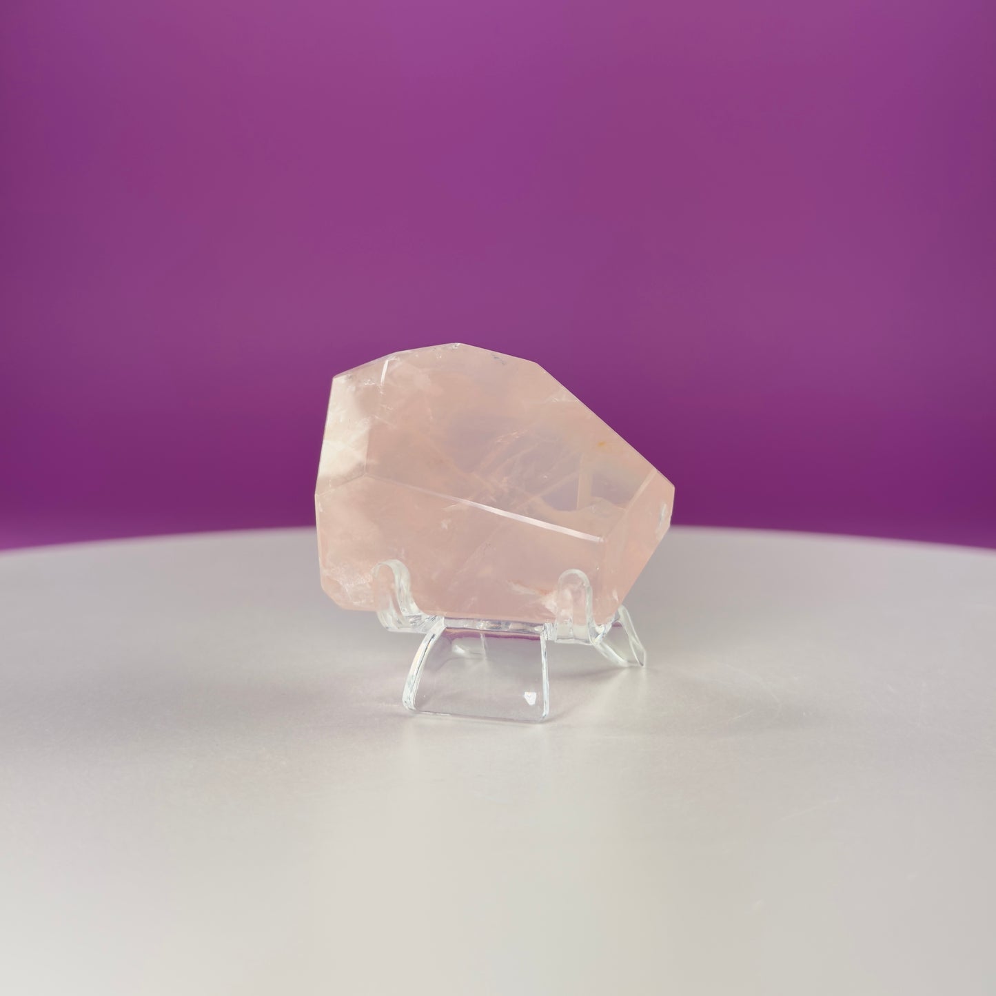 Rose Quartz Free Form (Brazil) (Includes Acrylic Stand)