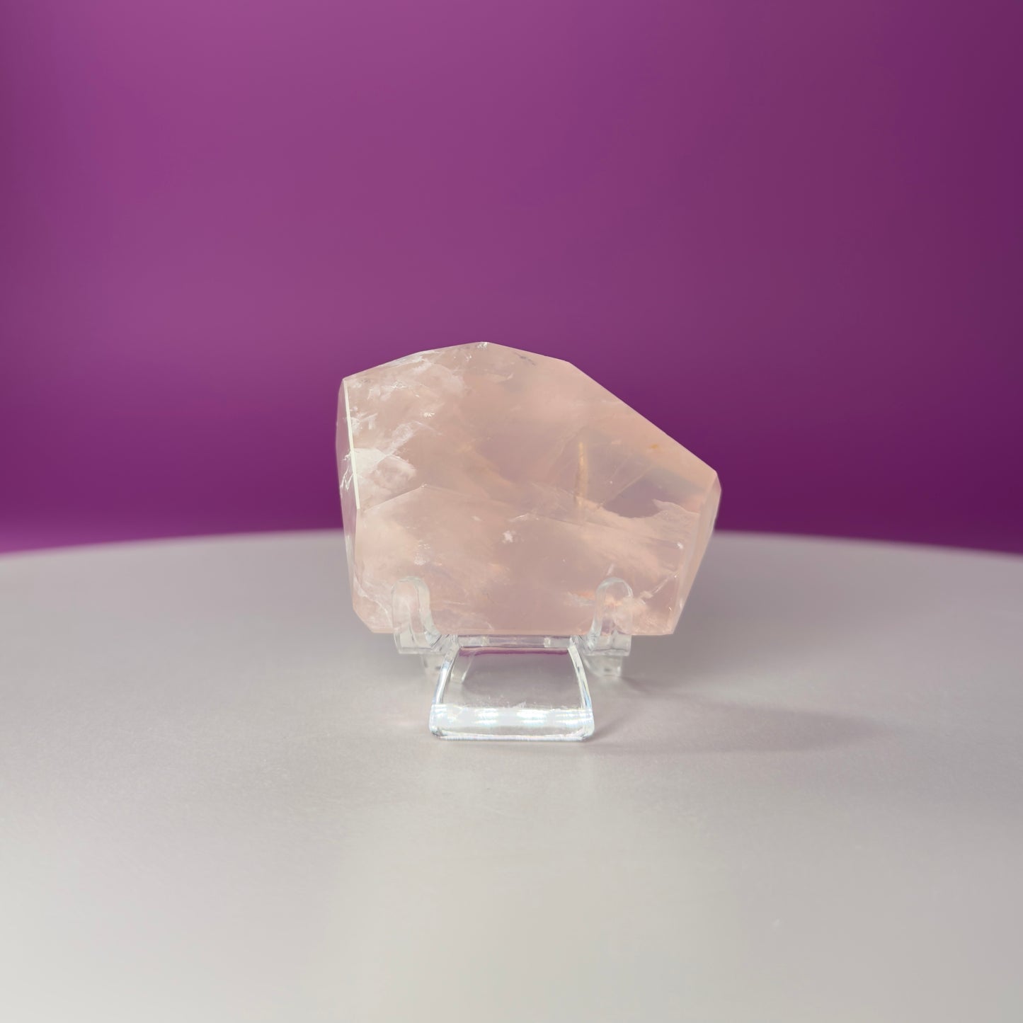 Rose Quartz Free Form (Brazil) (Includes Acrylic Stand)
