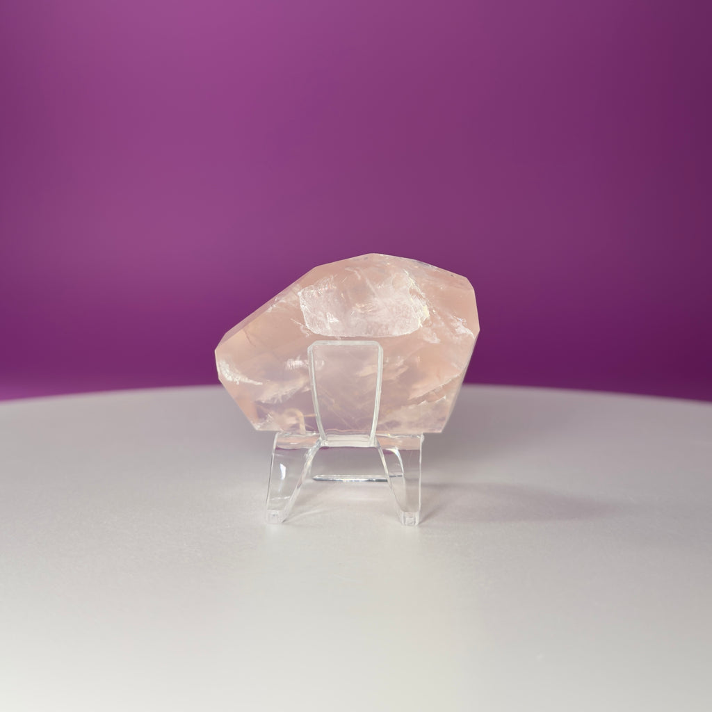Rose Quartz Free Form (Brazil) (Includes Acrylic Stand)