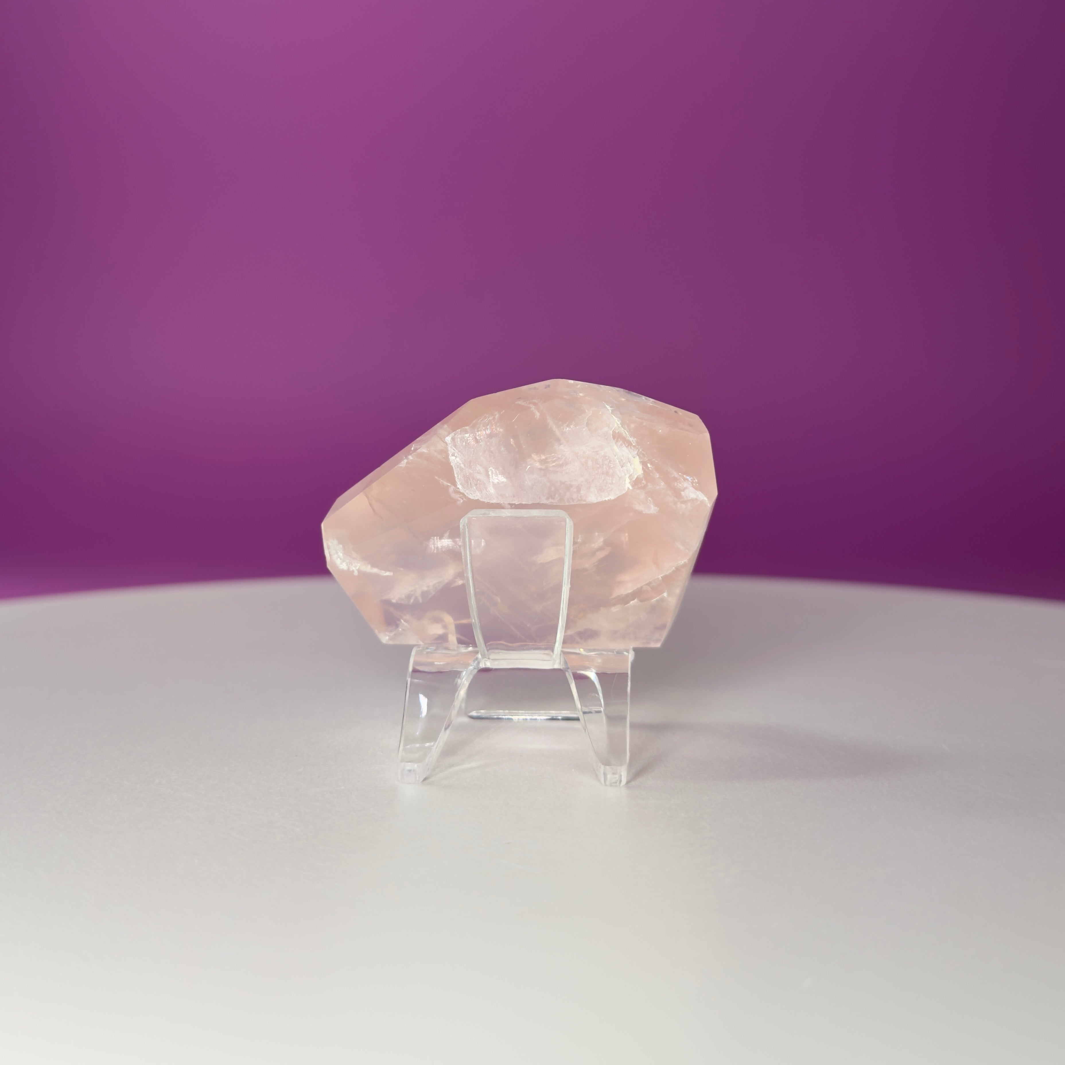 Rose Quartz Free Form (Brazil) (Includes Acrylic Stand)