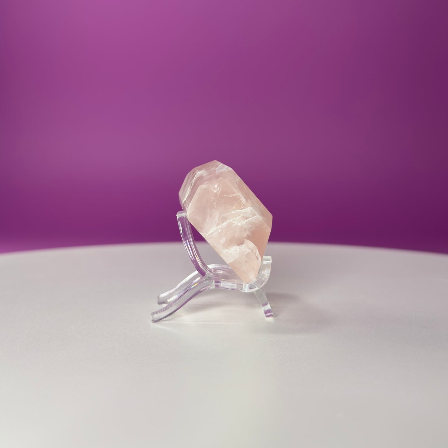 Rose Quartz Free Form (Brazil) (Includes Acrylic Stand)