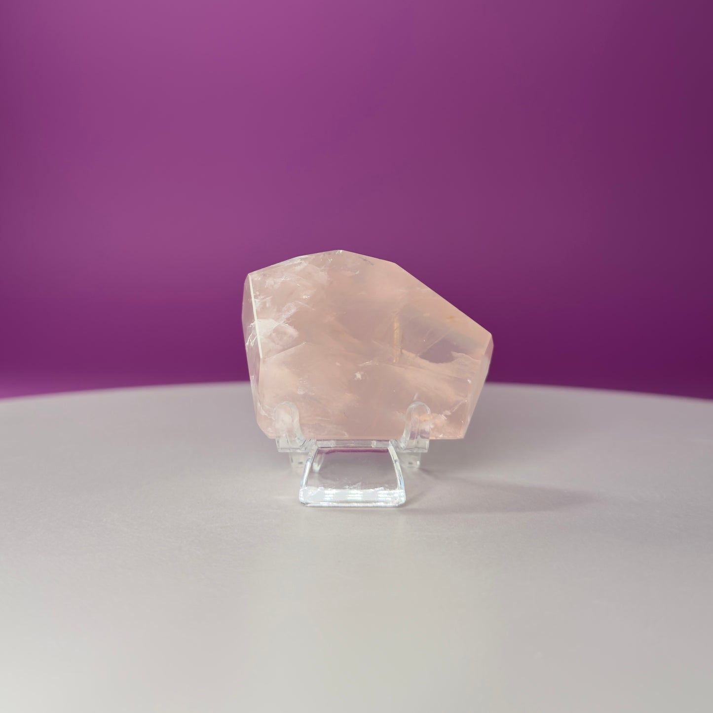 Rose Quartz Free Form (Brazil) (Includes Acrylic Stand)