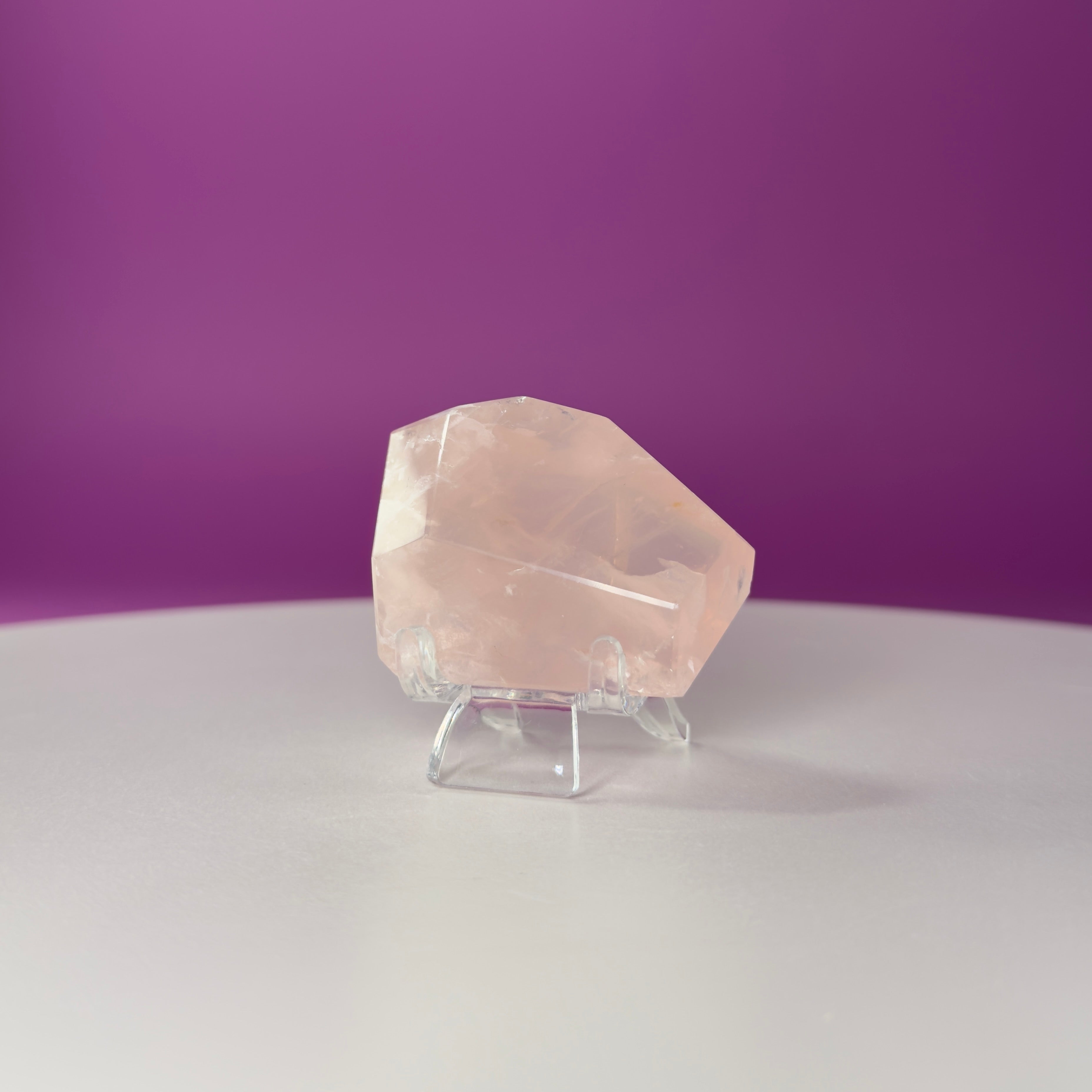 Rose Quartz Free Form (Brazil) (Includes Acrylic Stand)