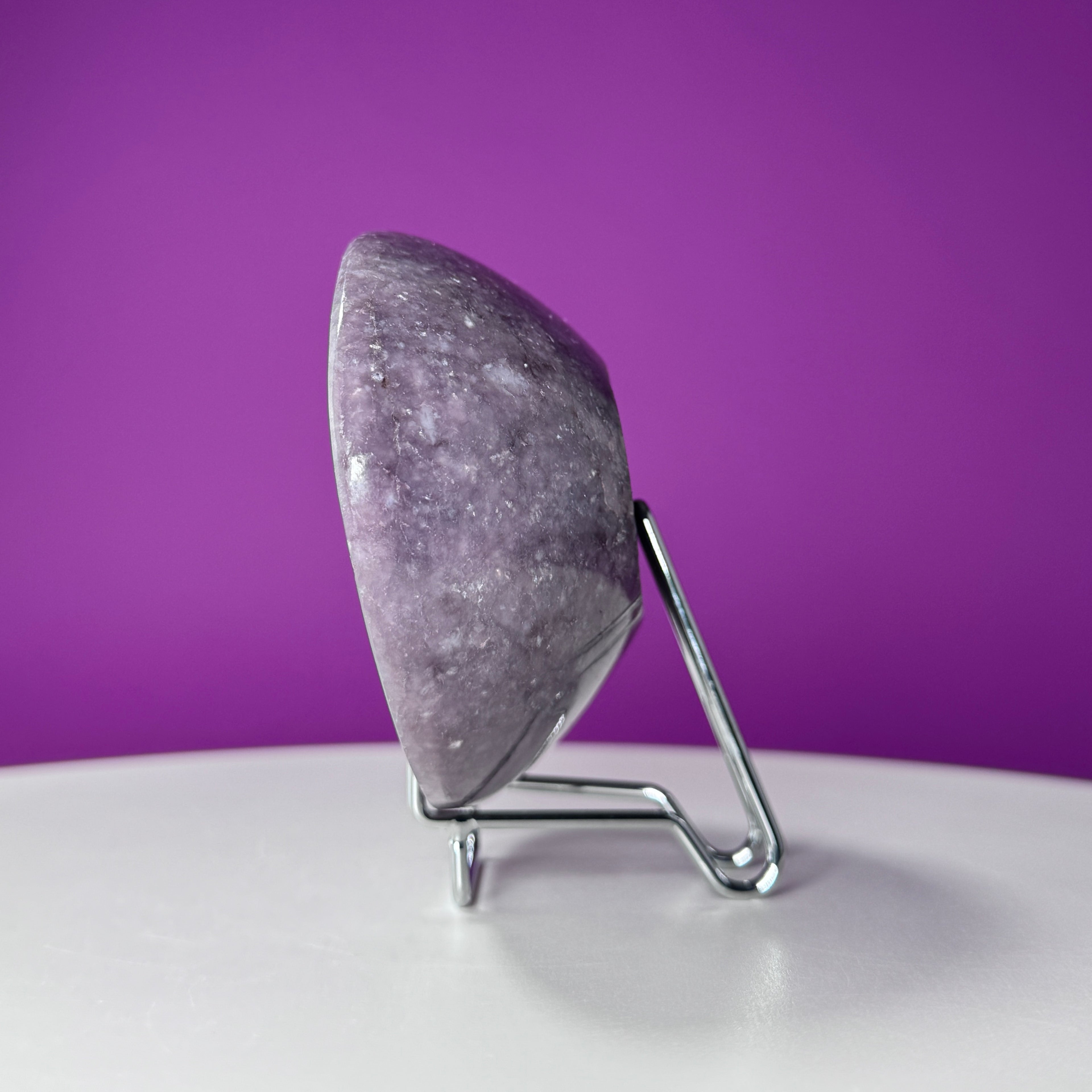 Lepidolite Bowl 351g – Madagascar Purple Crystal Dish