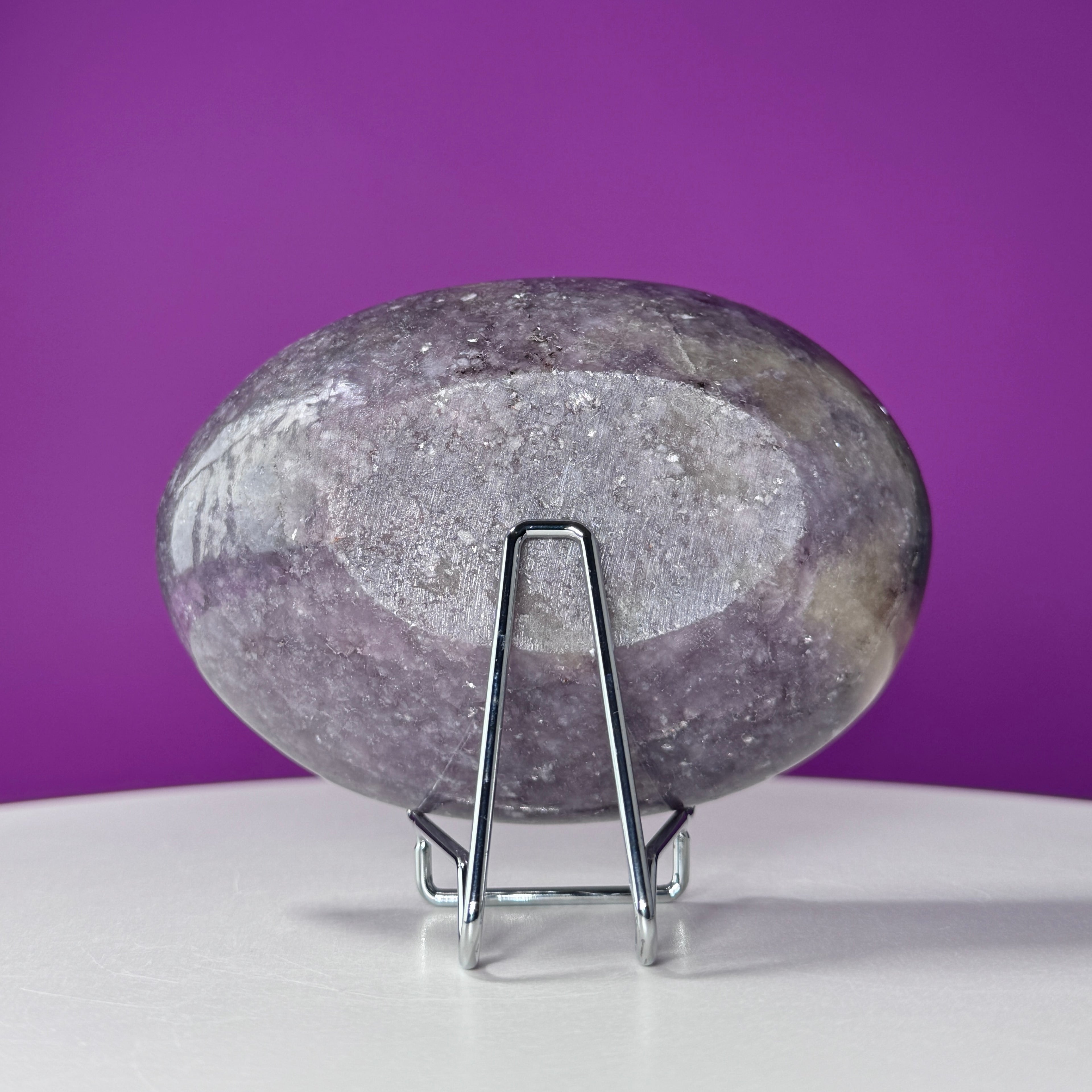 Lepidolite Bowl 351g – Madagascar Purple Crystal Dish