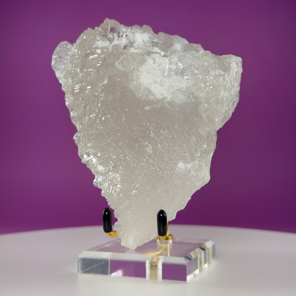 Collector Himalayan Elestial Quartz Cathedral Specimen • Skardu Pakistan • Large Natural Display Crystal with Stand