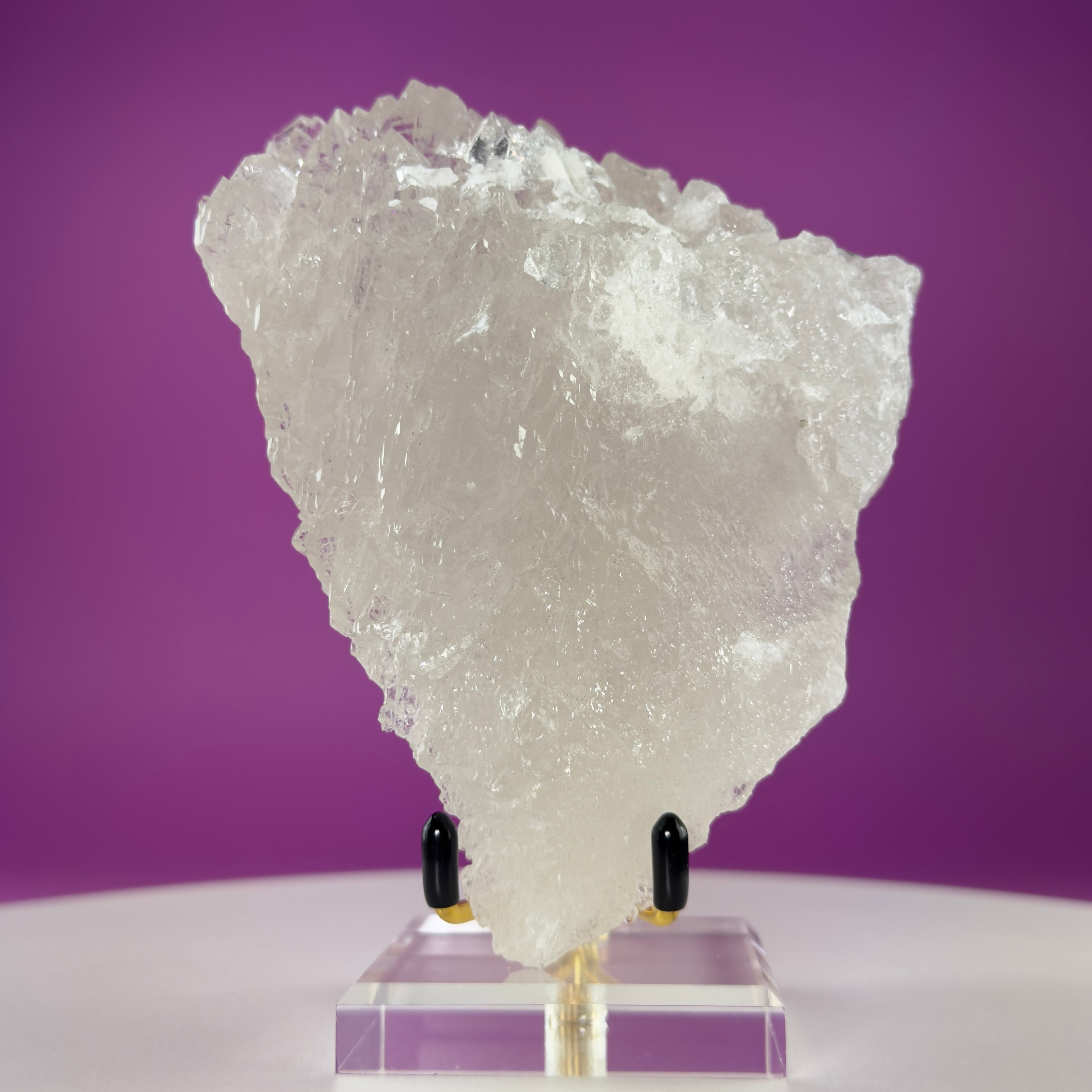 Collector Himalayan Elestial Quartz Cathedral Specimen • Skardu Pakistan • Large Natural Display Crystal with Stand