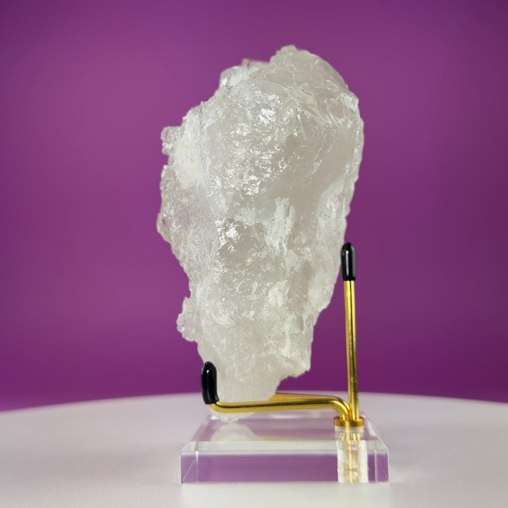 Collector Himalayan Elestial Quartz Cathedral Specimen • Skardu Pakistan • Large Natural Display Crystal with Stand