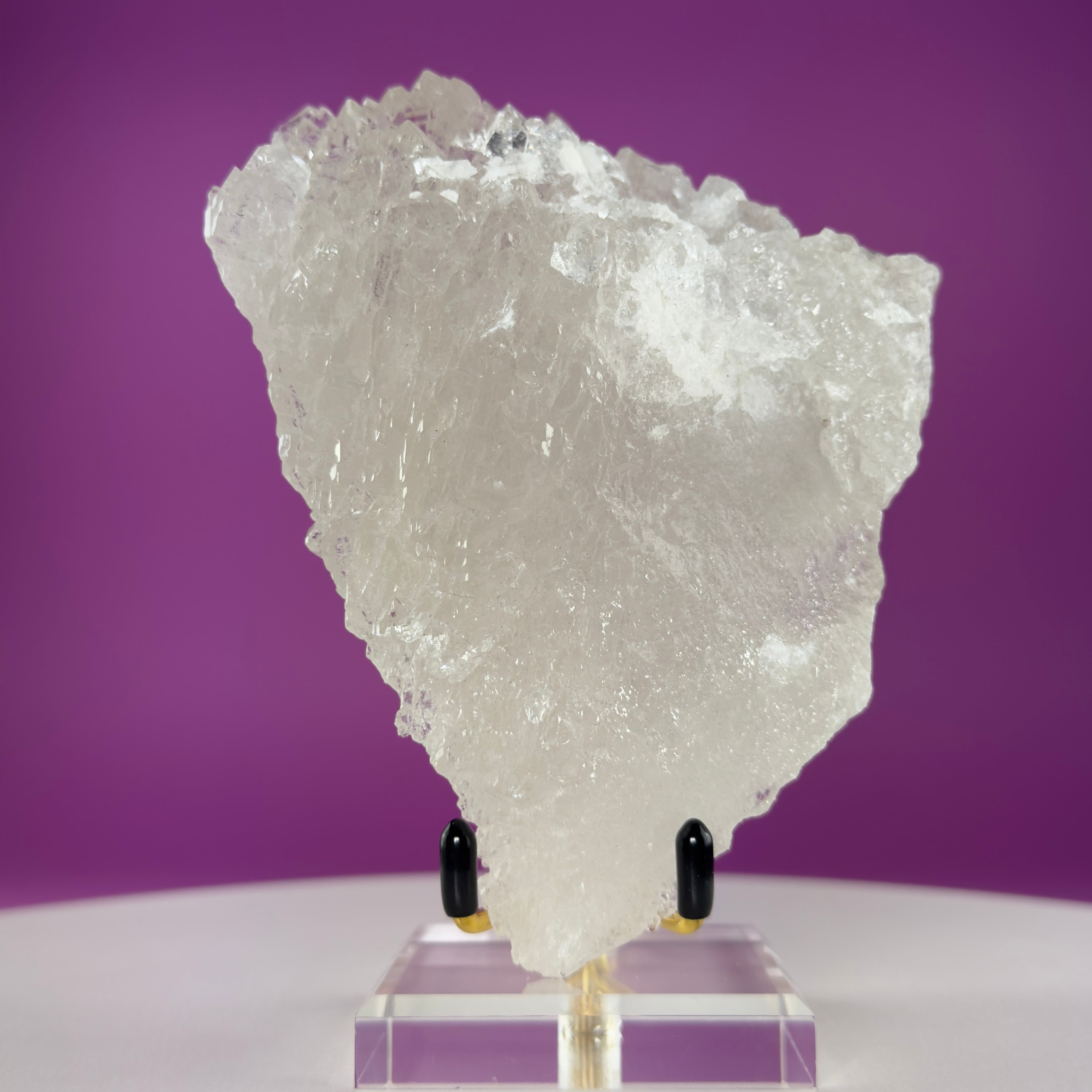 Collector Himalayan Elestial Quartz Cathedral Specimen • Skardu Pakistan • Large Natural Display Crystal with Stand