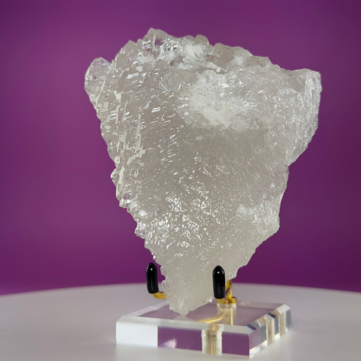 Collector Himalayan Elestial Quartz Cathedral Specimen • Skardu Pakistan • Large Natural Display Crystal with Stand